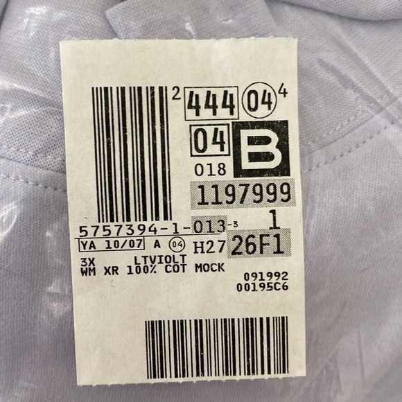 Lands’ End Light Violet Mock Turtleneck - Picture 2 of 4